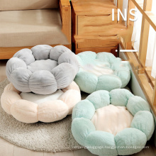 Dropshipping Winter Warm Deep Sleep Animal Bed Round Pet Bed Soft Cat and Dog Bed Pet Bag